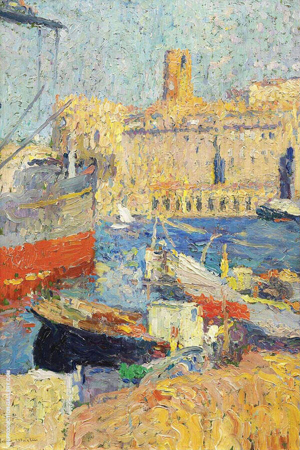Marseille by Henri Jean Guillaume Martin | Oil Painting Reproduction