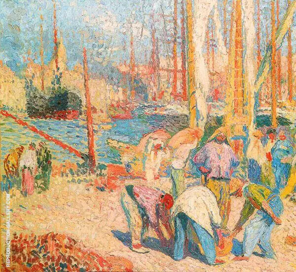 Port of Marseilles By Henri Jean Guillaume Martin