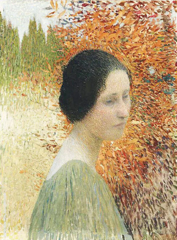 Portrait of a Woman By Henri Jean Guillaume Martin