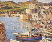 The Port de Collioure By Henri Jean Guillaume Martin