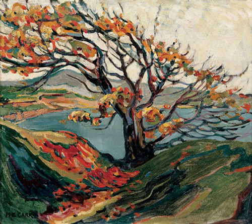 Tree in Early Autumn by Emily Carr | Oil Painting Reproduction