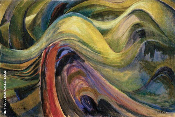 Abstract Tree Forms 1931 by Emily Carr | Oil Painting Reproduction