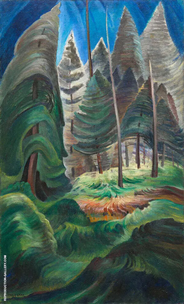 A Rushing Sea of Undergrowth 1935 By Emily Carr