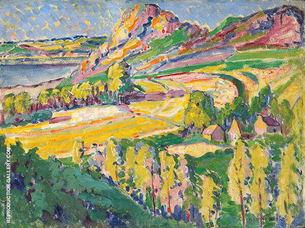 Autumn in France Emily 1911 by Emily Carr | Oil Painting Reproduction