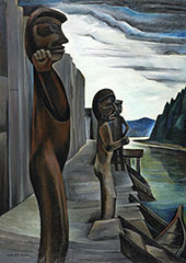 Blunden Harbour Totems By Emily Carr