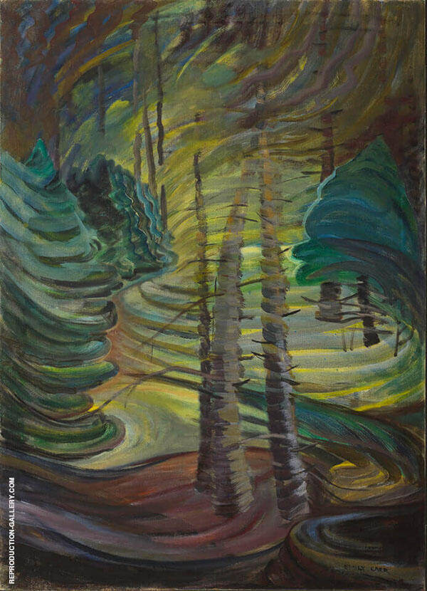 Dancing Sunlight by Emily Carr | Oil Painting Reproduction