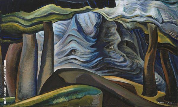 Deep Forest c1931 by Emily Carr | Oil Painting Reproduction