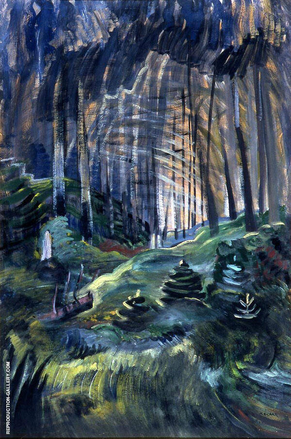 Deep Woods by Emily Carr | Oil Painting Reproduction
