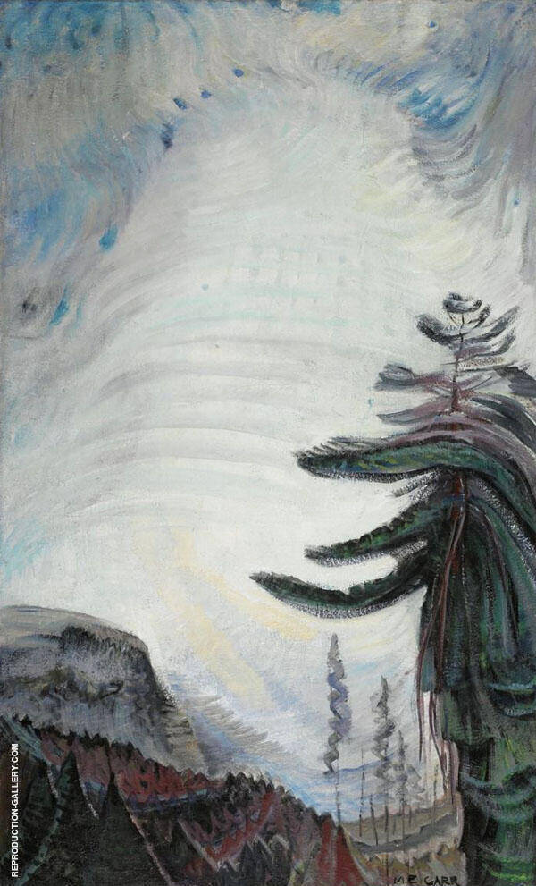 Tree and Sky 1935 by Emily Carr | Oil Painting Reproduction