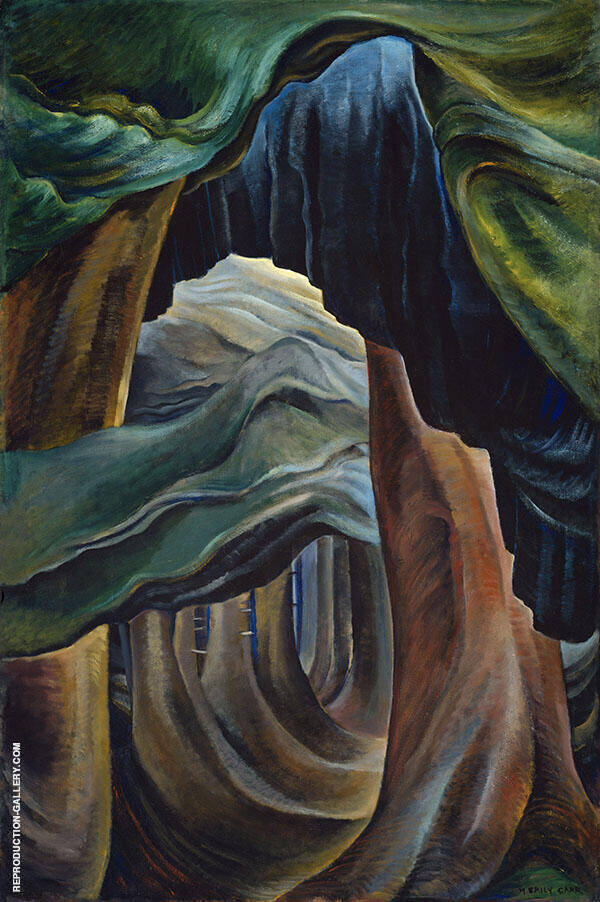 Forest British Columbia 1932 by Emily Carr | Oil Painting Reproduction