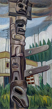 Haida Totem 1928 By Emily Carr