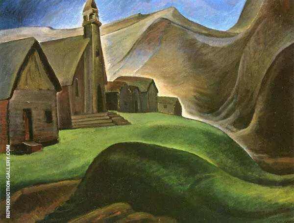 Lillooet Indian Village 1933 By Emily Carr