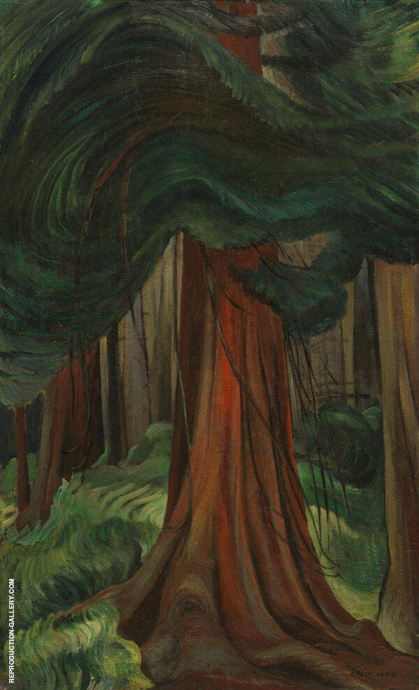Red Cedar 1931 by Emily Carr | Oil Painting Reproduction