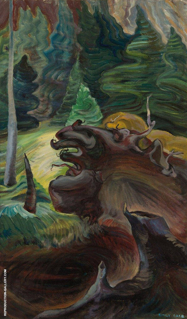 Roots 1937 by Emily Carr | Oil Painting Reproduction