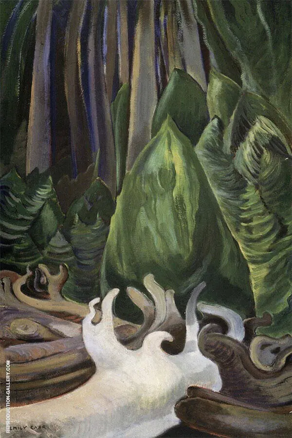 Sea Drift at The Edge of The Forest 1931 By Emily Carr