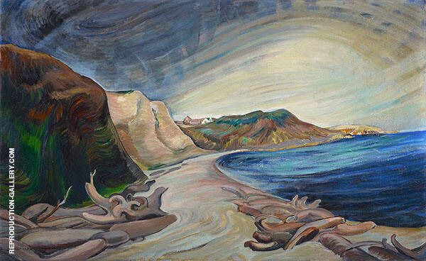 Shoreline 1936 by Emily Carr | Oil Painting Reproduction