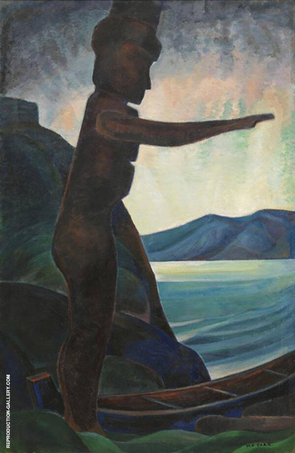 Silhouette No2 1930 by Emily Carr | Oil Painting Reproduction