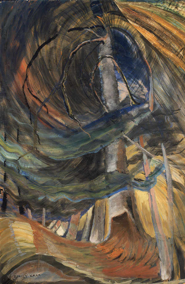 Spiralling Upward 1933 by Emily Carr | Oil Painting Reproduction