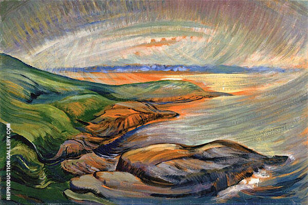 Strait of Juan de Fuca 1936 by Emily Carr | Oil Painting Reproduction