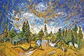 Stumps and Sky 1934 By Emily Carr