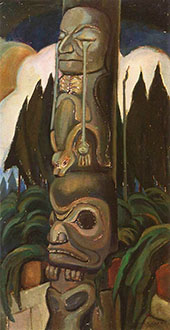 Crying Totem 1928 By Emily Carr