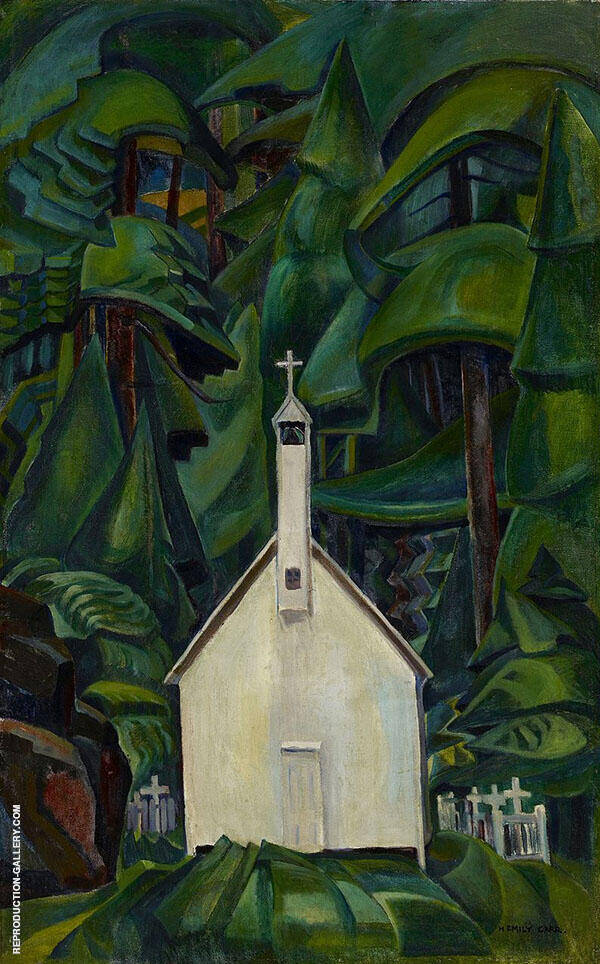 The Indian Church 1929 by Emily Carr | Oil Painting Reproduction