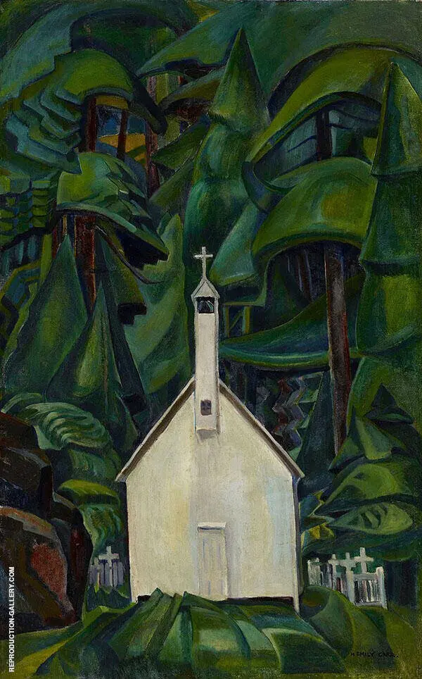 The Indian Church 1929 By Emily Carr