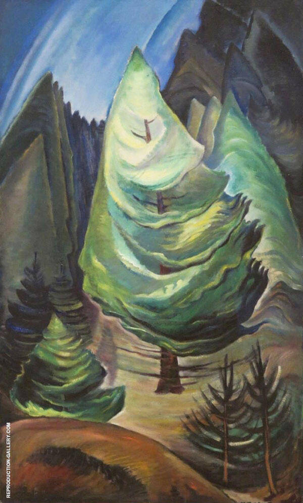 The Little Pine 1931 by Emily Carr | Oil Painting Reproduction