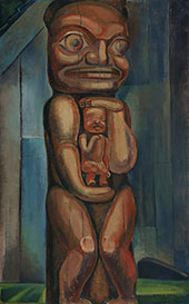 Totem Mother Kitwancool 1928 By Emily Carr
