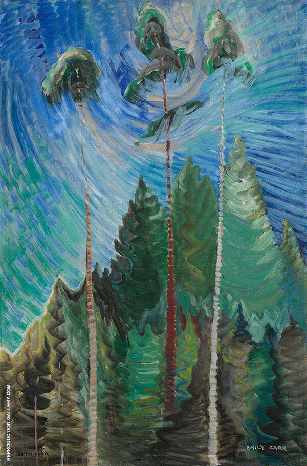 Untitled 1938 by Emily Carr | Oil Painting Reproduction