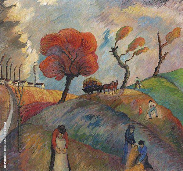 Anthill c1916 by Marianne von Werefkin | Oil Painting Reproduction