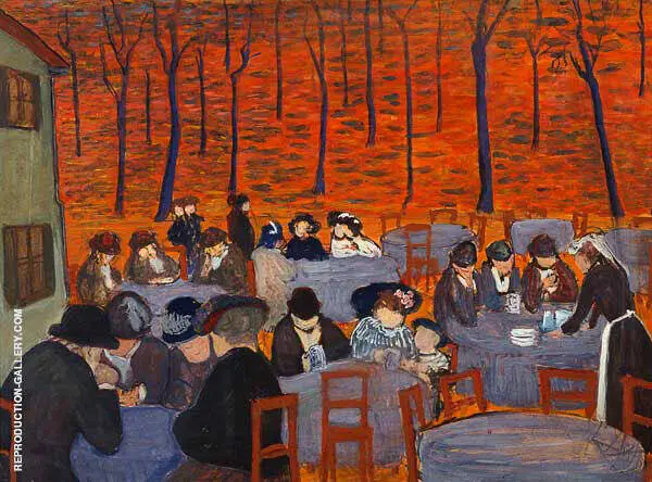 Beer Garden By Marianne von Werefkin