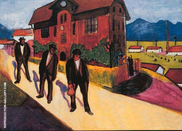 Feierabend by Marianne von Werefkin | Oil Painting Reproduction