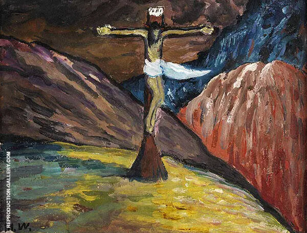 Golgatha c1910 By Marianne von Werefkin