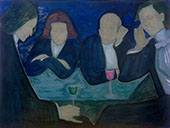 Im Cafe By Marianne von Werefkin