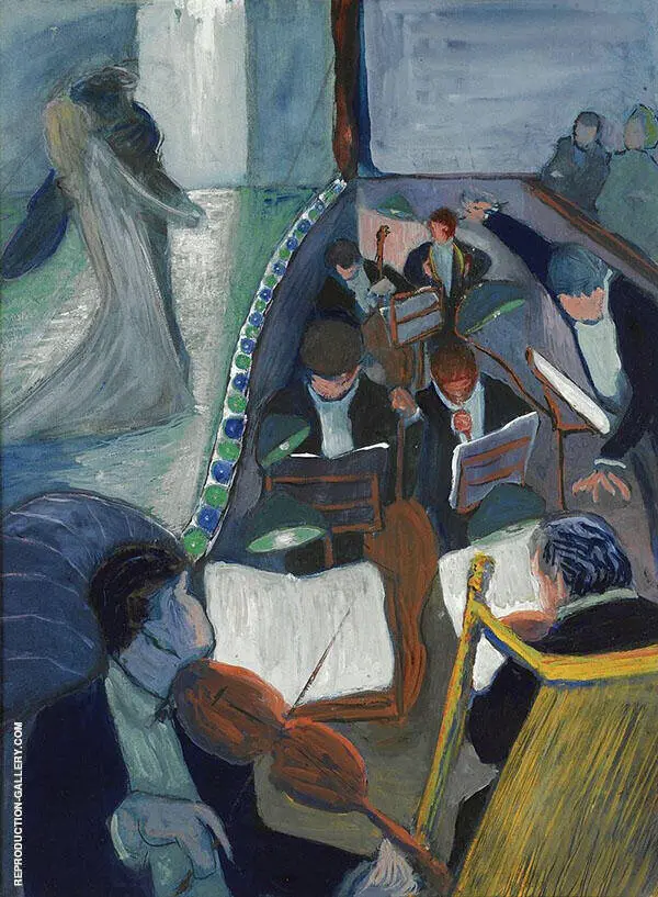 In The Theater I 1906 By Marianne von Werefkin