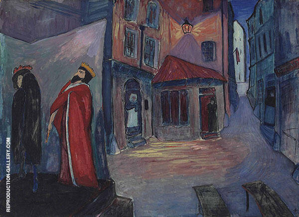 Into The Night by Marianne von Werefkin | Oil Painting Reproduction