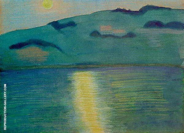 Moonlight Landscape By Marianne von Werefkin
