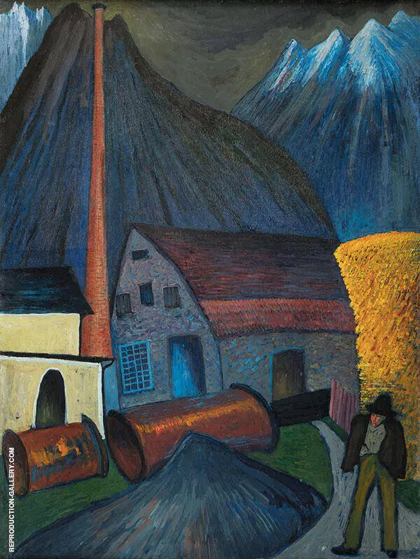 Schindelfabrik By Marianne von Werefkin