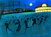 Skaters 1911 By Marianne von Werefkin