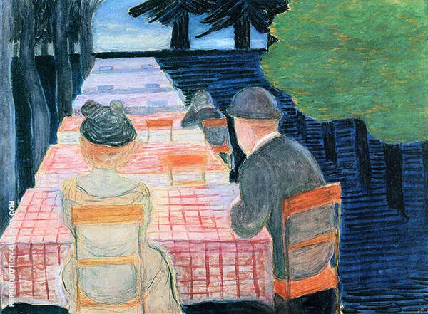 Sunday Afternoon By Marianne von Werefkin