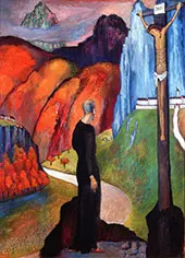 The Monk 1932 By Marianne von Werefkin