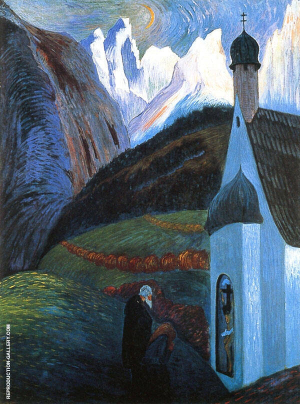 The Prayer by Marianne von Werefkin | Oil Painting Reproduction