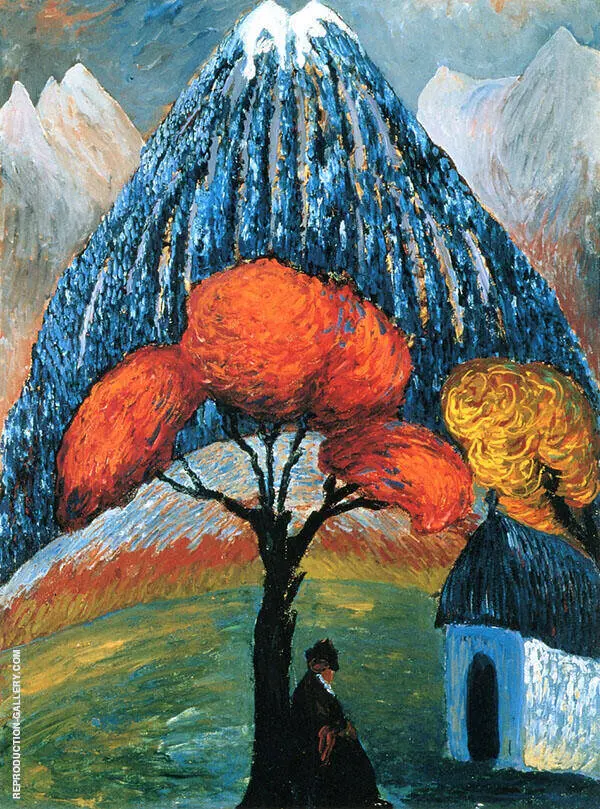 The Red Tree 1910 By Marianne von Werefkin
