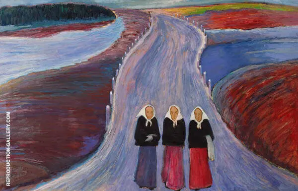 The Secondary Road By Marianne von Werefkin
