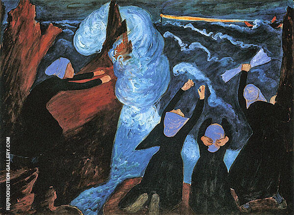 The Storm by Marianne von Werefkin | Oil Painting Reproduction