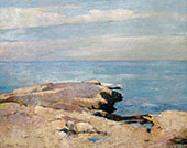 Barnacled Rocks Isle of Shoals 1920 By Emil Carlsen