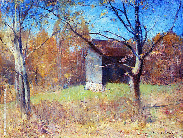 Behind The Artists Studio by Emil Carlsen | Oil Painting Reproduction