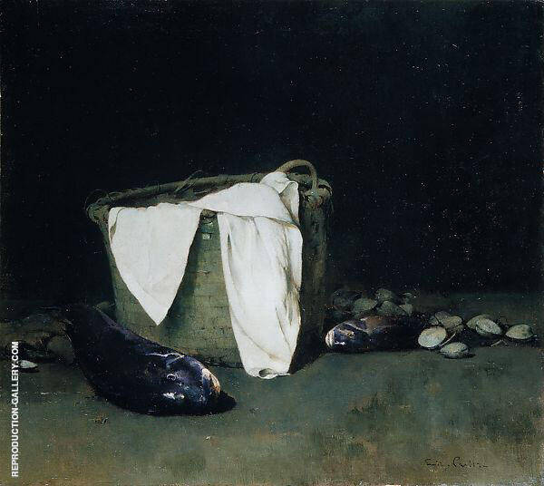 Blackfish and Clams by Emil Carlsen | Oil Painting Reproduction