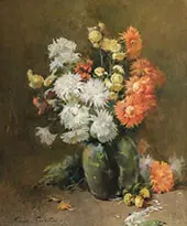 Chrysanthemums 1898 By Emil Carlsen